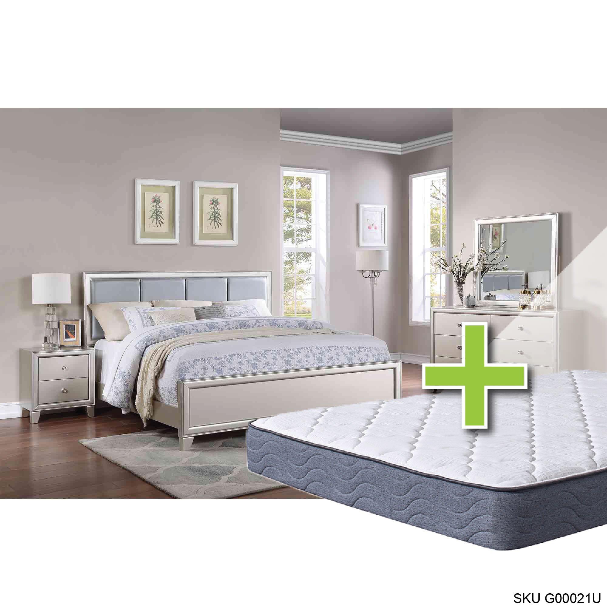 Rent to Own Steve Silver Furniture Omni 6 Piece Queen Bedroom Set w